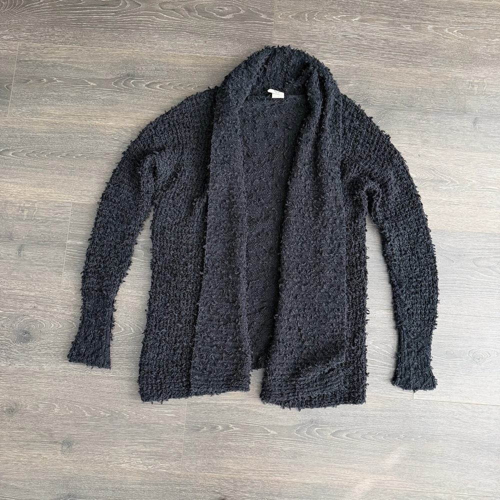 Anthropologie Akemi + Kin Women Popcorn Knit Long Cardigan Sweater Sz Small Cozy